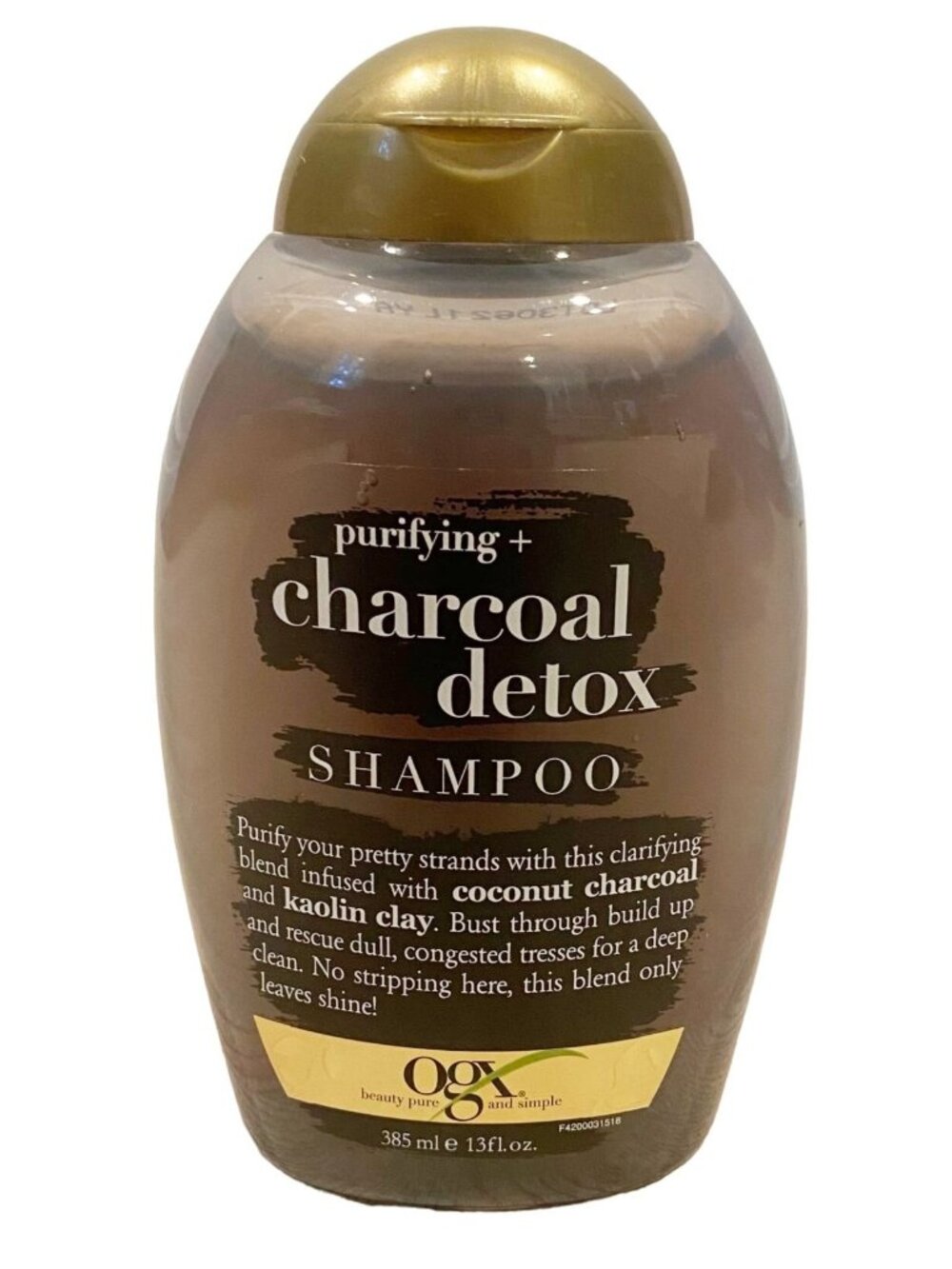 OGX Purifying + Charcoal Detox Shampoo 13 fl oz NEW